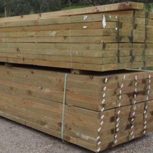 treated pine sleepers